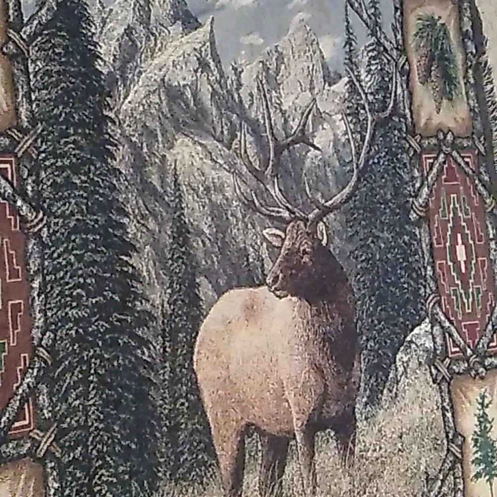 🫎 Elk Tapestry Blanket Wall Hanging EPLC